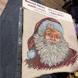 Vintage Santa Claus Tapestry Fabric